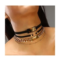 Sohi Women's The Josie Multi-Layer Necklace