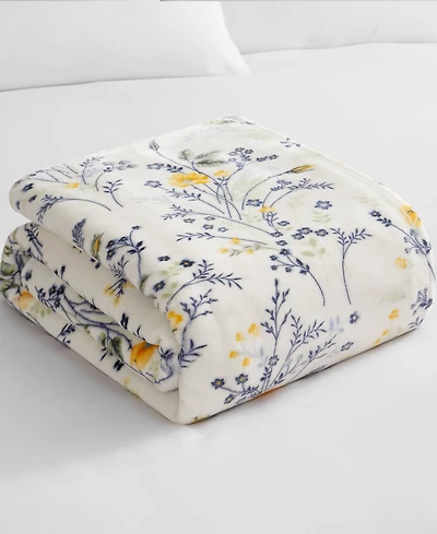Lucky Brand Wildflower Plush Throw, 50" x 70"