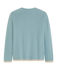 Scotch & Soda Big Boys Slub Jersey Henley T-Shirt