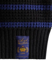 Scotch & Soda Big Boys Yarn Dye Stripe Crew Neck Sweater
