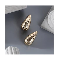 Sohi Women's The Medium Shell Stud Earrings