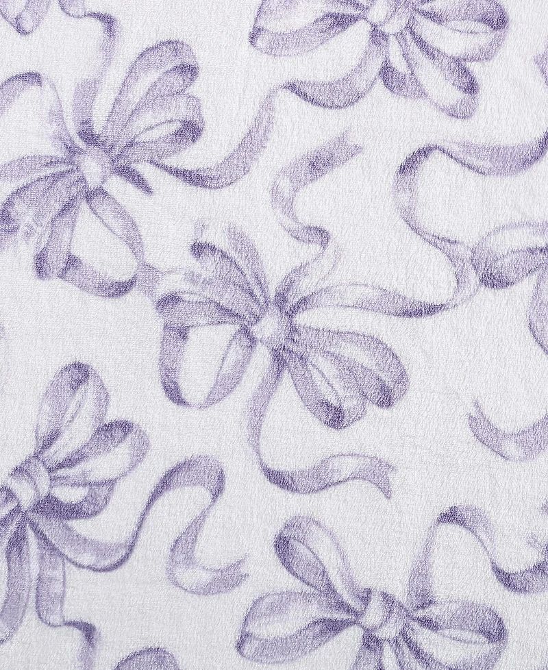 Betsey Johnson Classic Floral Ultra Soft Plush Fleece Blanket