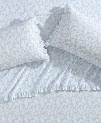 Laura Ashley 200-Thread Count Cotton Percale 2-Pc. Pillowcase Pair