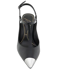 Kenneth Cole New York Women's Romi Cap Toe T-Strap Pumps
