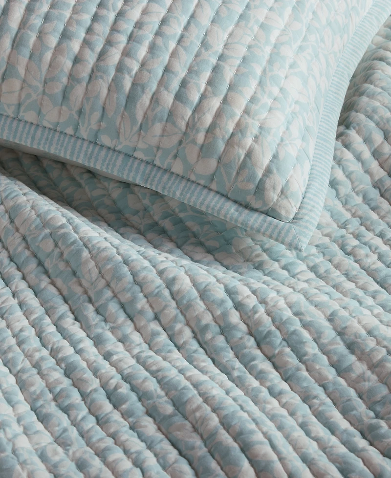 Charter Club Leaf Silhouette 3-Pc. Quilt Set, Full/Queen, Exclusively at Macy's