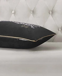 Juicy Couture Velvet Cheetah Decorative Pillow, 14" x 24