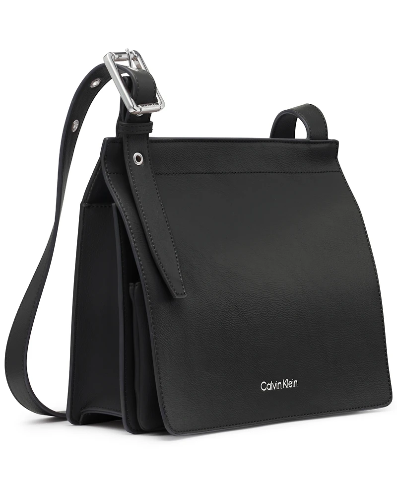 Calvin Klein Havana Flap Small Messenger Bag