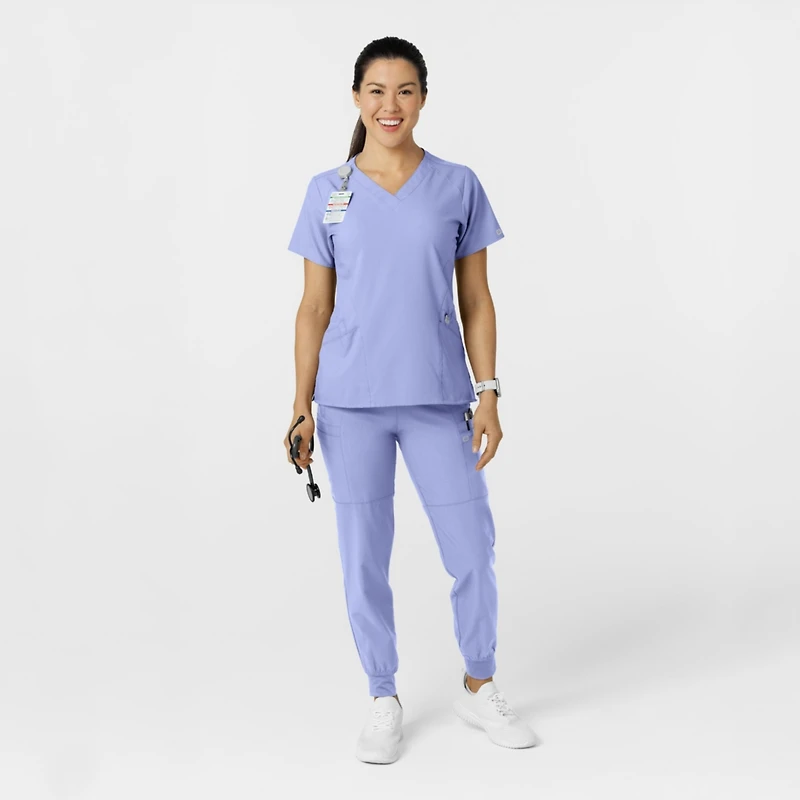 Wink Petite W123 Comfort Waist Cargo Jogger Scrub Pant