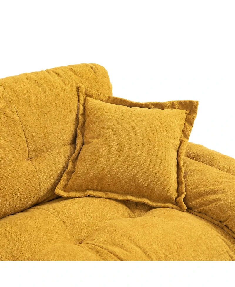 Streamdale Chenille Loveseat & Recliner with Pillows