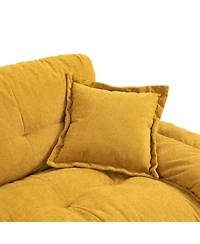 Streamdale Chenille Loveseat & Recliner with Pillows