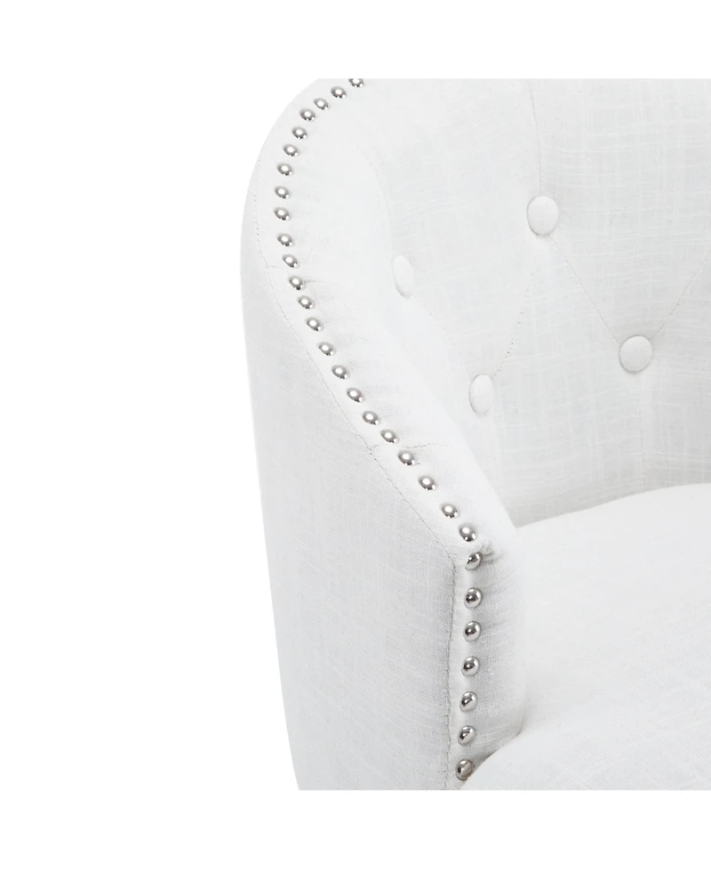 Streamdale Furniture 33.25" Swivel Counter Stools Set of 2, Upholstered Counter Height Bar Stools with Solid Rubber Wood Frame, Backrest, Footres