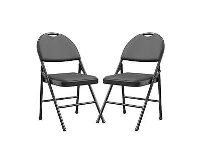 gaomon 6 Pack Folding Chairs with Padded Cushion & Back, Outdoor & Indoor Event Portable Metal Folding Chairs with Cushion，for Home and Office,