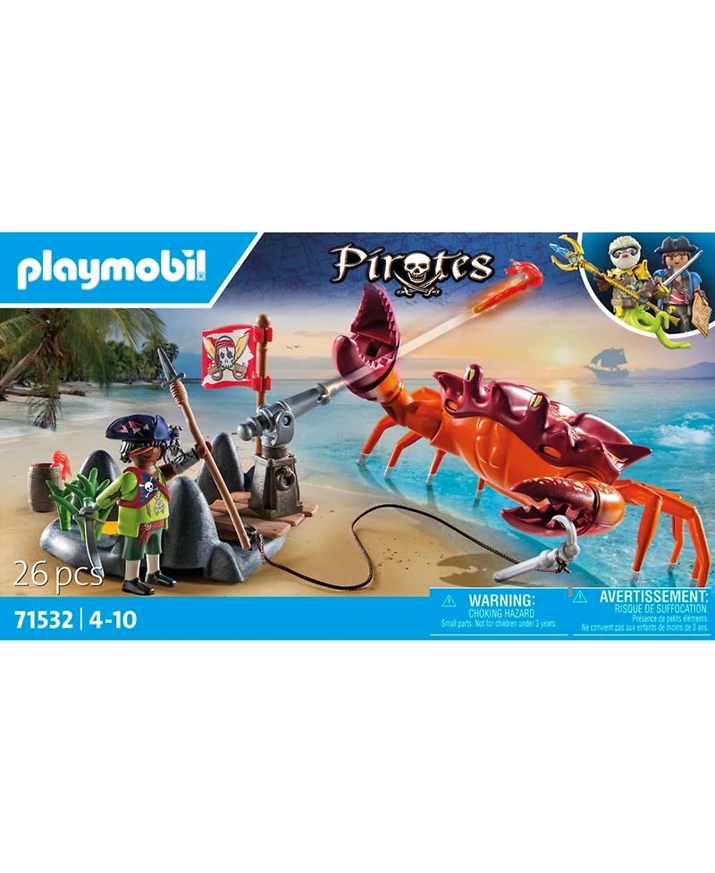 Playmobil Battle Against the Giant Crab