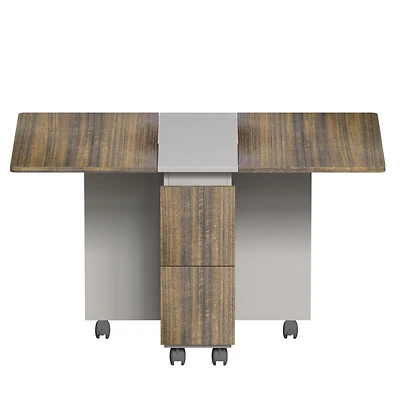 Streamdale 5-Piece Extendable Dining Table Set with Storage