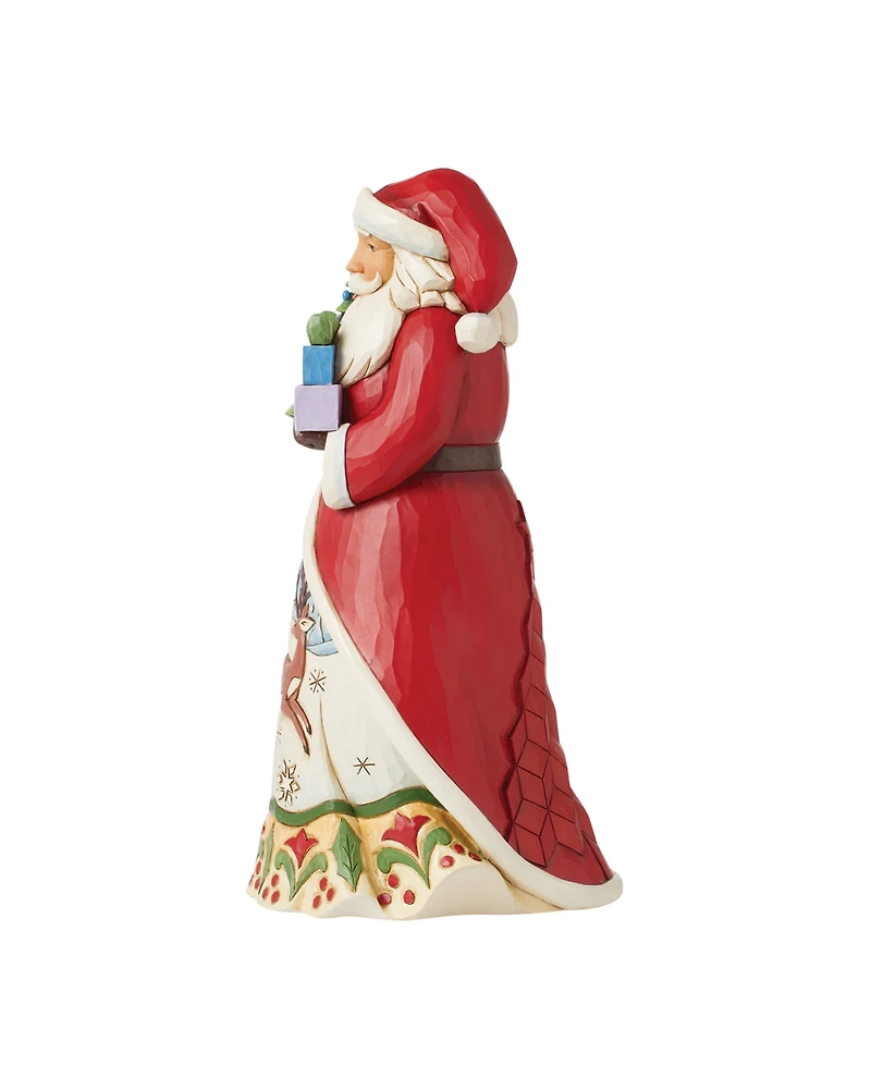 Jim Shore Santa with Vintage Led Tree