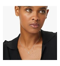 Ana Luisa Silver Initial Necklace - Letter