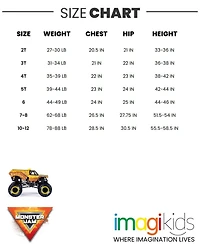 Monster Jam Toddler Boys 3 Pack T-Shirts