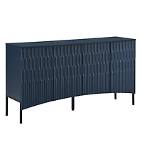 Streamdale Elegant Curved Door Sideboard for Modern Spaces