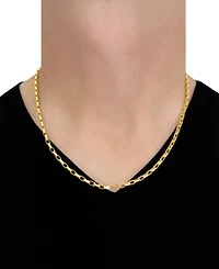 Elongated Box Link 20" Chain Necklace (3mm) in 14k Gold
