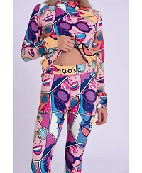 Oosc Clothing Women's Baselayer Leggings - Comic Book Candy