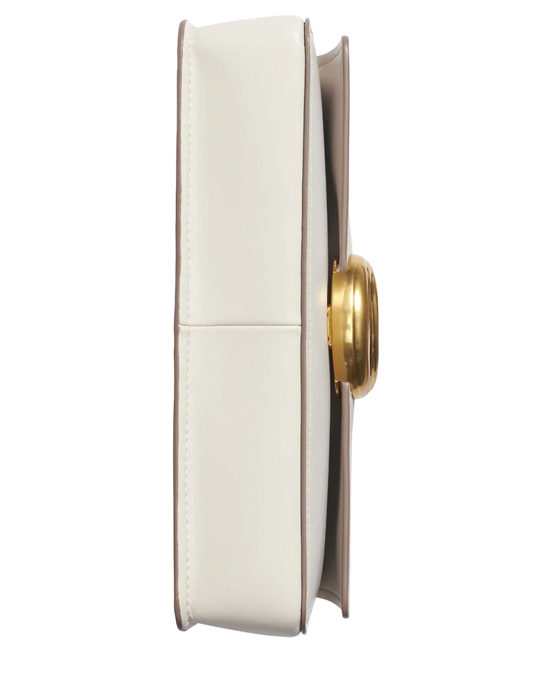 Donna Karan New York Valley Stream Leather Buckle Shoulder with Removable Strap