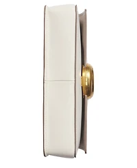 Donna Karan New York Valley Stream Leather Buckle Shoulder with Removable Strap