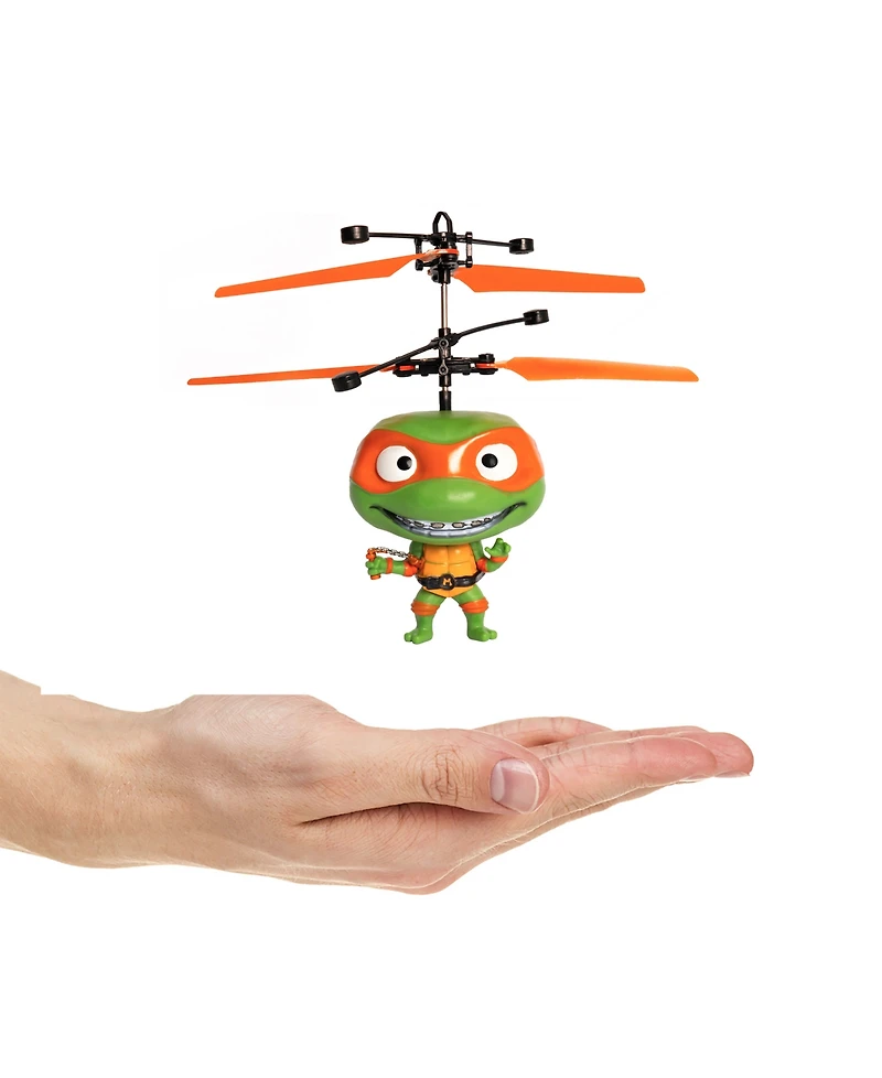 World Tech Toys Tmnt Michaelangelo Flying Ufo Helicopter
