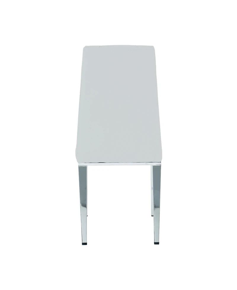 Streamdale Modern Light Grey Dining Chair (Set of 2)