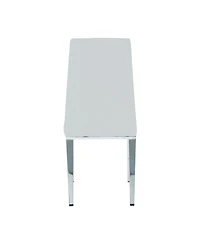Streamdale Modern Light Grey Dining Chair (Set of 2)