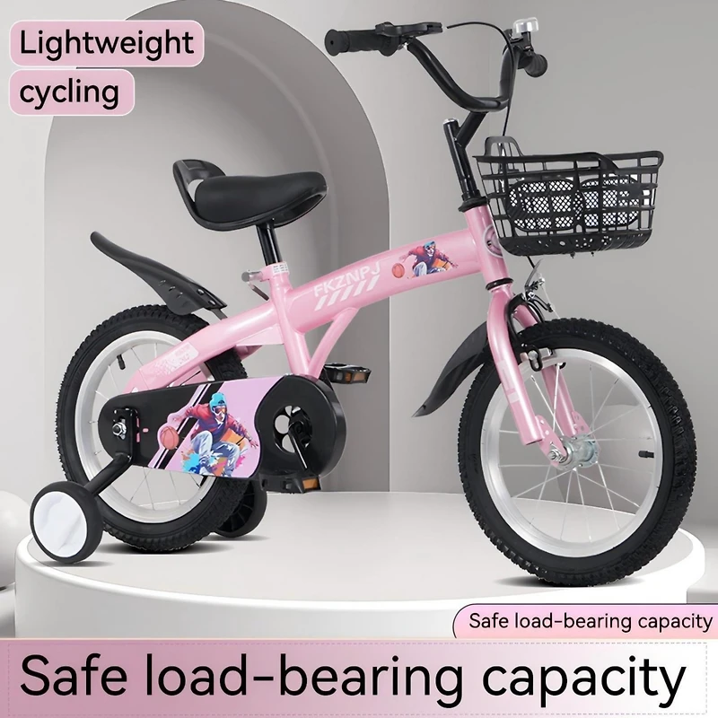Streamdale 16" Kids Bike with Training Wheels & Saddle Adjust