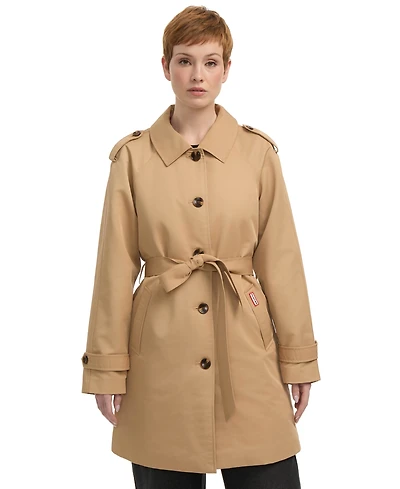 Hunter Women's Coated Gabardine Trench Jacket