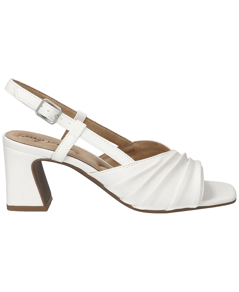 Easy Street Women's Lucie Square Toe Sandals