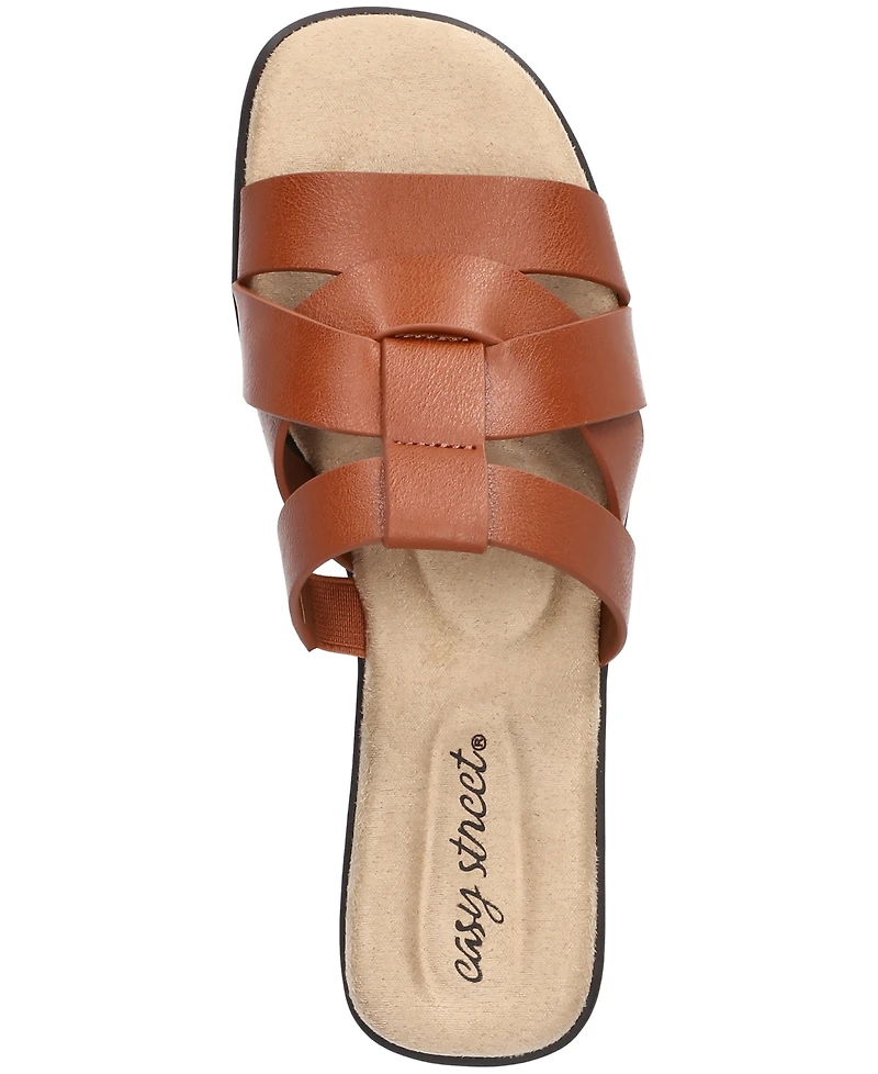 Easy Street Women's Lakeport Comfort Slide Sandals