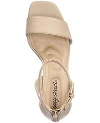 Easy Street Women's Ro Square Toe Heeled Sandals