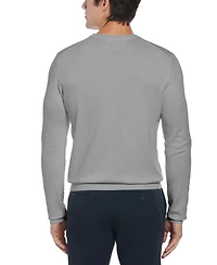 Perry Ellis Men's Crewneck Tech Pullover Sweater