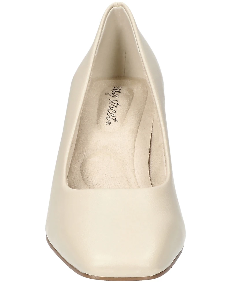 Easy Street Women's Poet Square Toe Pumps