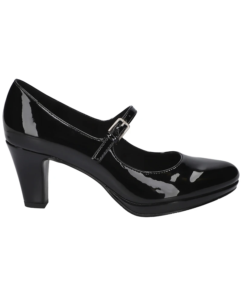 Easy Street Women's Zest Buckle Platform Pumps