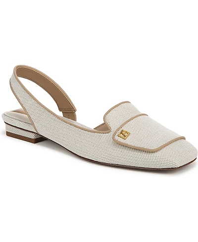 Franco Sarto Women's Teagan Square Toe Slingback Flats