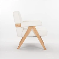 Streamdale Wooden Leisure Chair with Armrests and Cushions