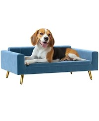 PawHut Pet Bed, Cat or Dog Sofa for Small to Medium Dogs w/ Cushion
