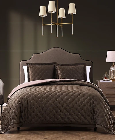 Bebejan 3 Piece Queen Size Velvet Comforter Set