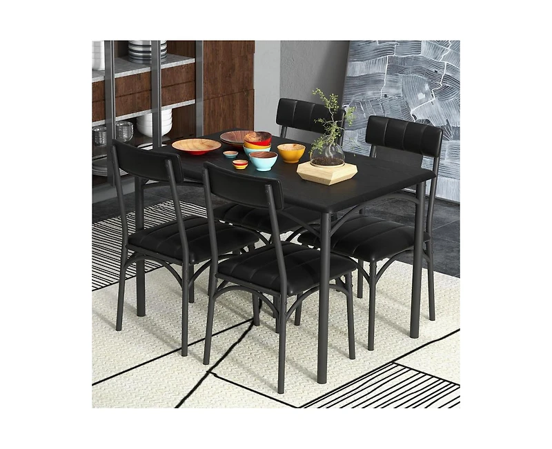 Bar Stools Set of 2, Upholstered Counter Height Barstools with Back, Kitchen Bar Stools with Footrest, Bar Chairs for Kitchen Island, Counter Bar, Eas