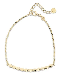 Devata Hexagon Link Chain Bracelet in 14K Gold, 6.5 in adj to 7.5 in, approx. 3.1 grams