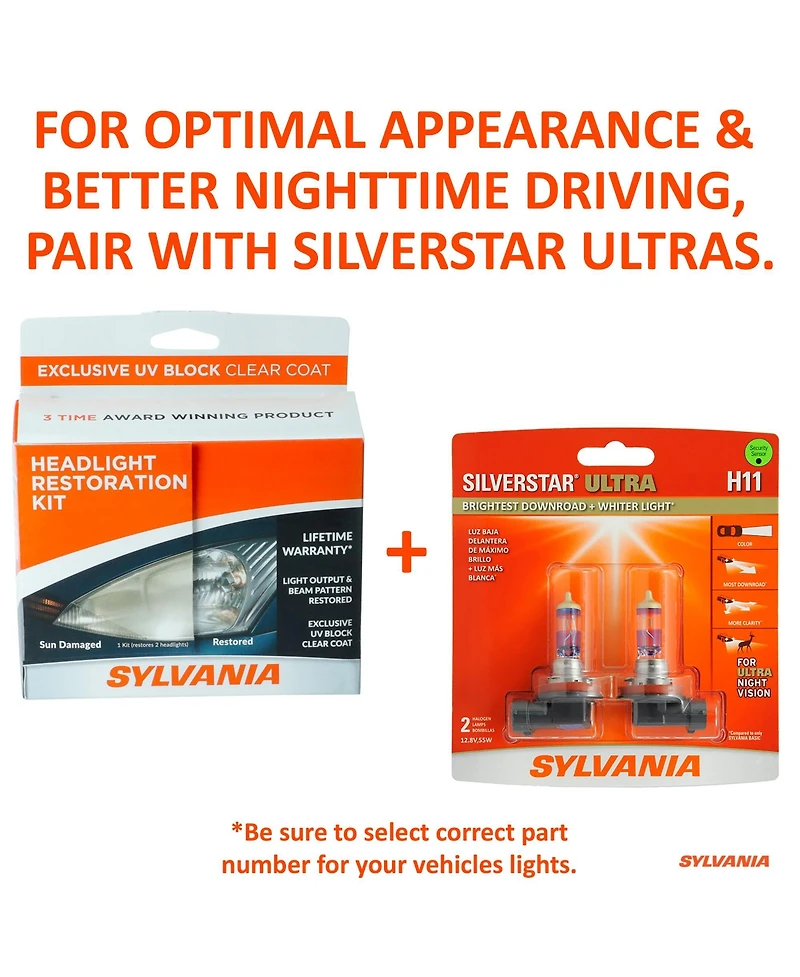 Sylvania - Headlight Restoration Kit