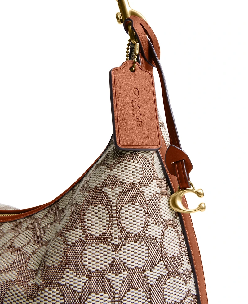 Coach Juliet Large Signature Jacquard Shoulder Bag 38