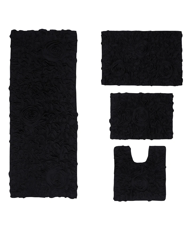Home Weavers Bell Flower -Pc. Bath Rug Set