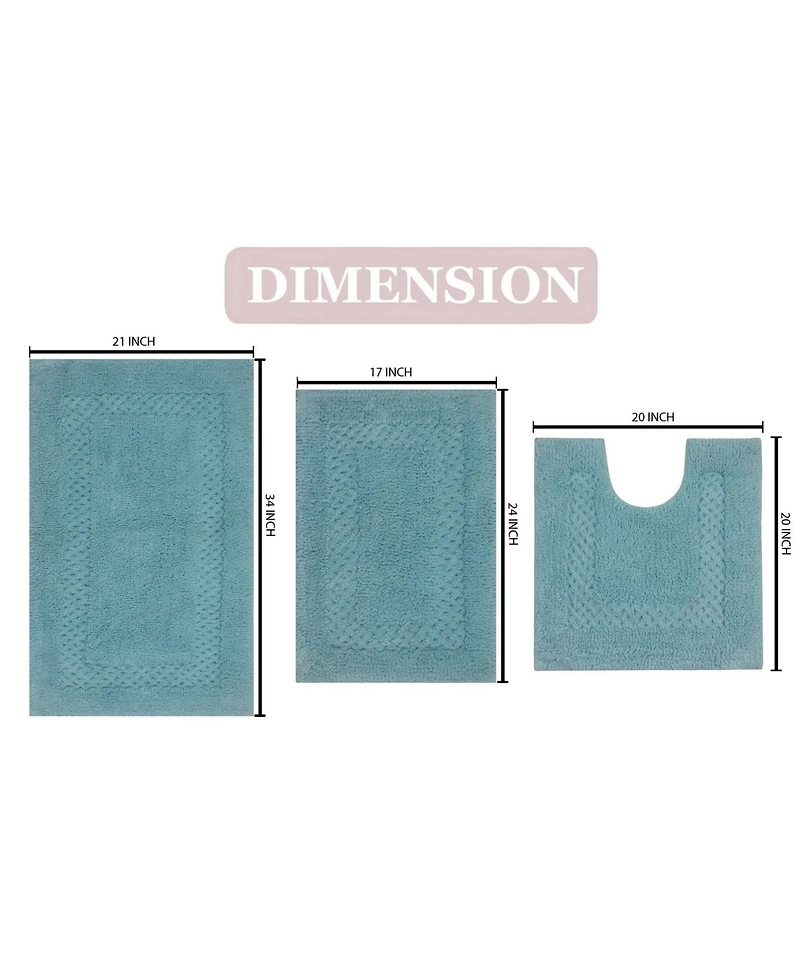 Home Weavers Classy -Pc. Bath Rug Set