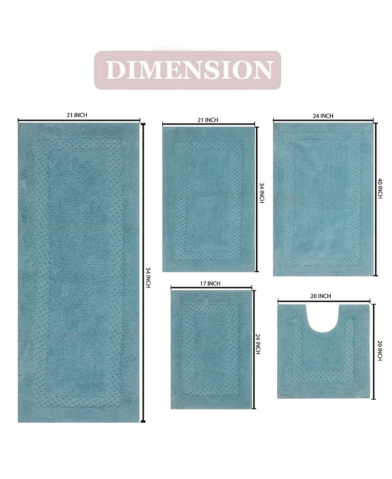 Home Weavers Classy -Pc. Bath Rug Set
