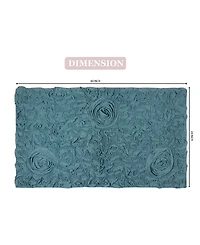 Home Weavers Bell Flower Bath Rug