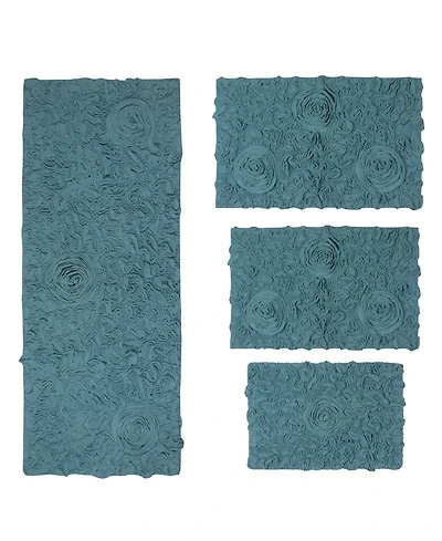Home Weavers Bell Flower -Pc. Bath Rug Set